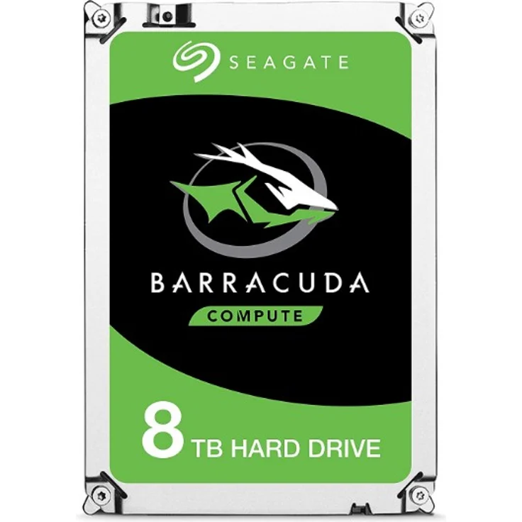 Seagate Barracuda ST8000DM004 - Festplatte - 8 TB - intern - 3.5 Zoll (8.9 cm) - SATA 6Gb/s - Puffer: 256 MB (ST8000DM004) – Bild 1