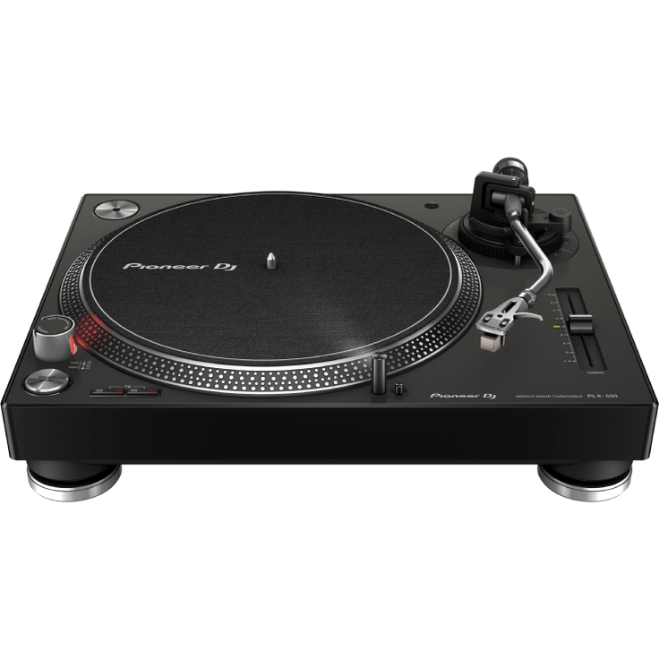 Pioneer DJ PLX-500-K DJ-Plattenspieler mit Direktantrieb, Schwarz