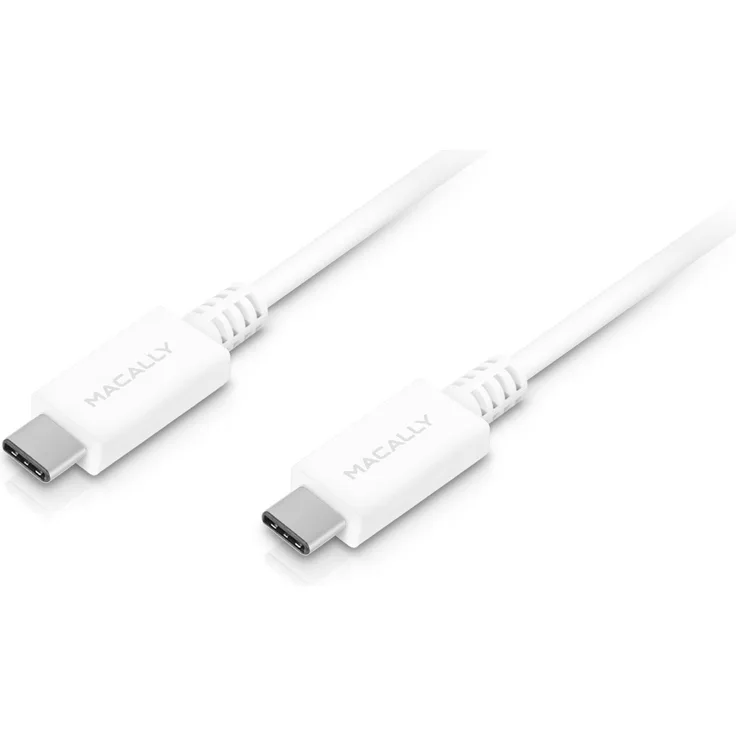 Macally UCUC6-W USB-C-zu-USB-C 3.1-Kabel mit einer Länge von 180 cm – Weiß