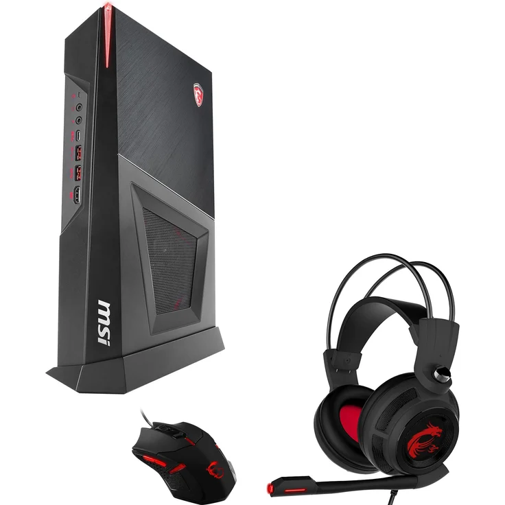 MSI Trident 3 VR7RC-031DE Gaming-PC inkl. MSI Gaming PC Rucksack (Intel Core i7-7700, nVidia GeForce GTX1060 3GB, 8GB DDR4, 256GB SSD, Windows 10 Home) schwarz