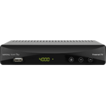 DigitalBox 77-560-00 Imperial T 2 IR Plus DVB-T2 HD Receiver mit Irdeto Entschlüsselung Freenet TV, H.265-HEVC, PVR Ready, HDMI, SCART, USB, LAN schwarz