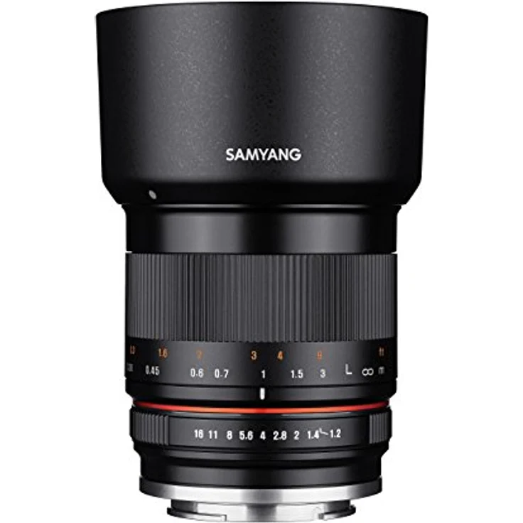 Samyang 35-1,2 Objektiv APS-C Fuji X manueller Fokus Fotoobjektiv, Weitwinkelobjektiv schwarz – Bild 1