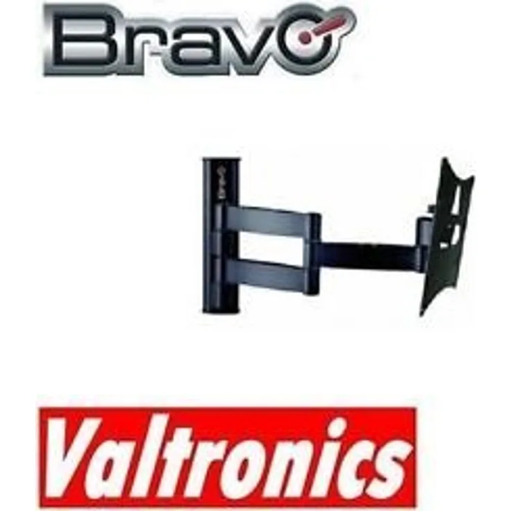 Bravo LCD 10 101,6 cm (40 Zoll) Schwarz - Flachbildschirm-Wandhalterung (20 kg, 58,4 cm (23 Zoll), 101,6 cm (40 Zoll), 100 x 100 mm, 200 x 200 mm, Schwarz)