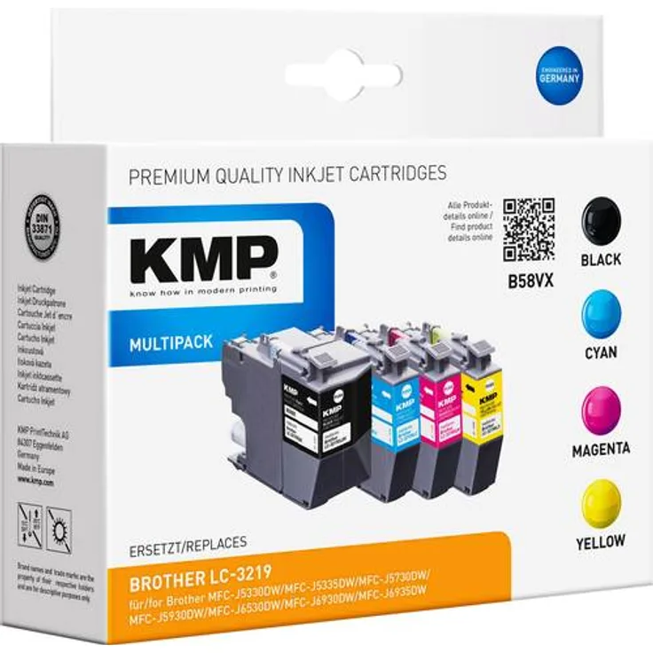 KMP 1537,4005 Schwarz Tintenpatrone