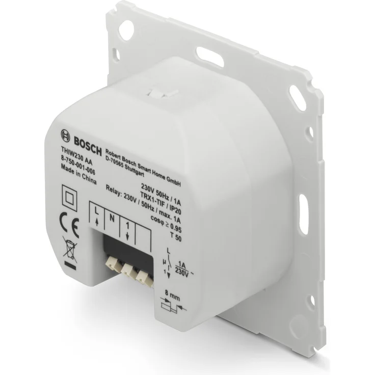 Bosch Smart Home Raumthermostat für Fußbodenheizungen mit kabelgebundener Steuerung, 230 V, kompatibel mit Google Assistant und Alexa, weiß (8750001003) – Bild 6