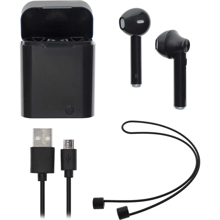 4smarts TWS 2 In-Ear Kopfhörer, mit Bluetooth, Mikrofon, schwarz – Bild 3