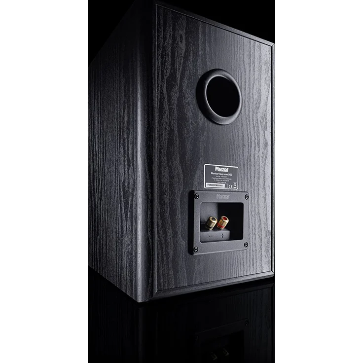 Magnat Monitor Supreme 202 I 1 Paar Regallautsprecher mit hoher Klangqualität I Passiv-Lautsprecherbox mit anspruchsvollem HiFi-Sound, Farbe:Schwarz Regallautsprecher – Bild 6
