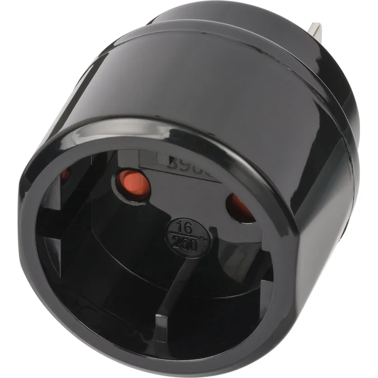 Brennenstuhl Reisestecker - Reiseadapter (Reise-Steckdosenadapter für: USA, Japan Steckdose und Euro-Konturen-Stecker) schwarz – Bild 1