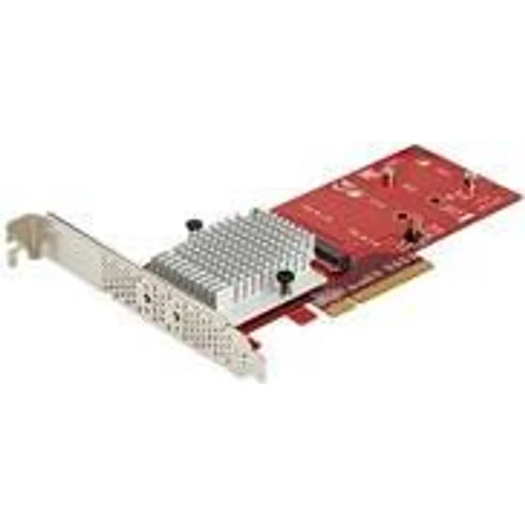 StarTech.com PEX8M2E2 Netzwerkkarte PCIe (x8 Dual M.2 PCIe SSD-Adapter, PCIe 3.0, PCI Express M.2 SSD)