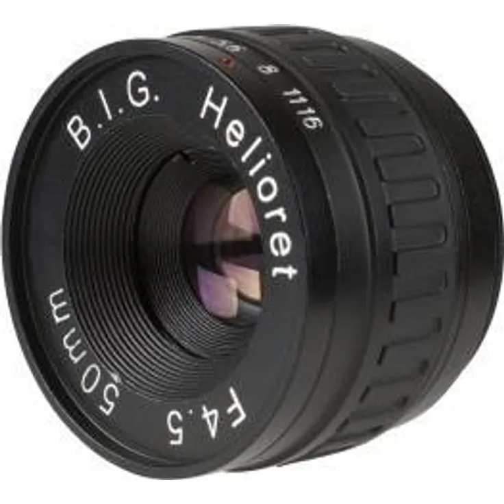 B.I.G. 423020 Helioret 4,5-50 mm Makro Objektivkopf M39 schwarz