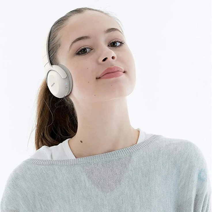 Philips UH202WT-00 On-Ear-Kopfhörer, mit Bluetooth, Mikrofon, weiß – Bild 8