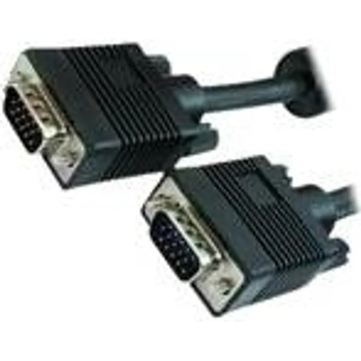 MediaRange - VGA-Kabel - HD-15 (VGA) (M) bis HD-15 (VGA) (M) - 1.8 m - Schwarz