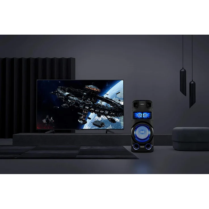 Sony MHC-V73D Bluetooth-Lautsprecher, freisehende Anlage, schwarz – Bild 10