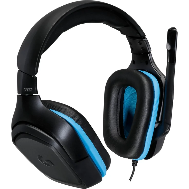 Logitech G432 Kabelgebundenes Gaming-Headset, 7.1 Surround Sound, DTS Headphone:X 2.0, 50 mm Treiber, Bügelmikrofon mit Flip-Stummschaltung, Ohrpolster mit Kunstleder, PC-Xbox Ons-PS4-Nintendo Switch – Bild 3