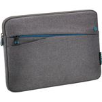 PPEDEA Tablet PC Tasche Fashion für 10,1-11 Zoll (25,6-27,96 cm) Schutzhülle Etui Case mit Zubehörfach, grau
