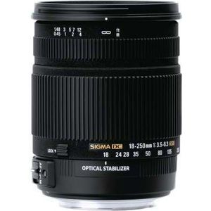 Bild für Sigma 18-250mm f/3.5-6.3 DC/OS/HSM für Canon