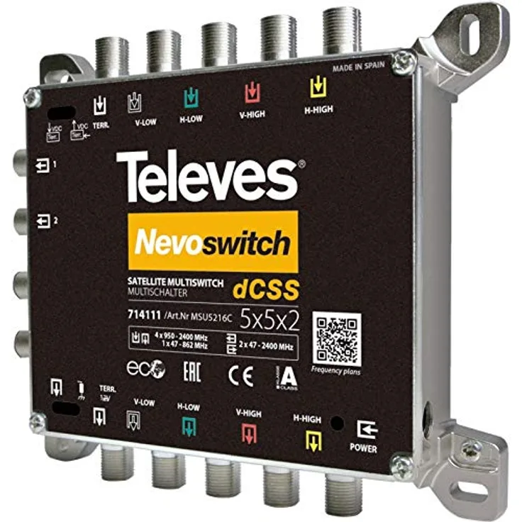 Multischalter 10,20cm (4'') 2x16 NEVO-SCR dCSS kaska. MSU5416C (MSU5416C)