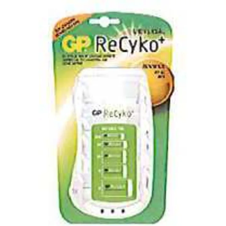 GP ReCyko+ Universal Akku-Ladegerät für Akkus AA, AAA, C, D, 9V