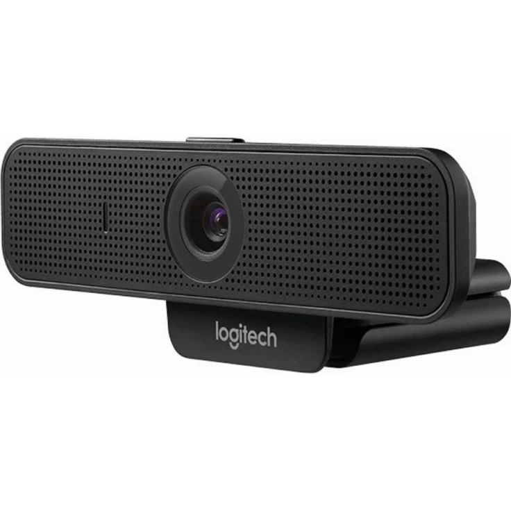 Logitech C925e Business-Webcam, HD 1080p, 78° Blickfeld, Autofokus, RightLight 2 Technologie, Abdeckblende, 2 Stereomikrofone, Für Skype Business, WebEx, Lync, Cisco, PC-Mac - Schwarz (960-001076) – Bild 4