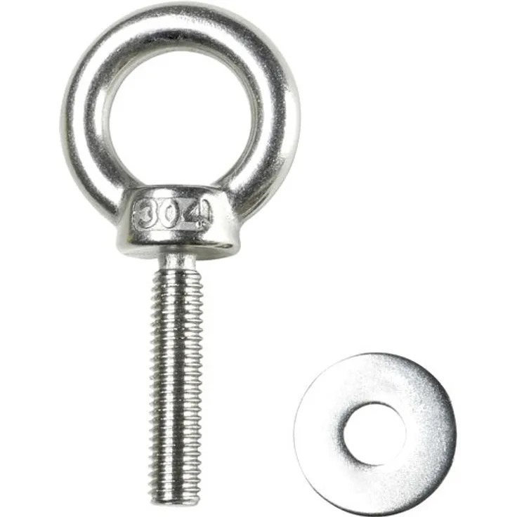 LD Systems 5430 M8 Ringschraube Edelstahl M8 x 35 mm inkl. U-Scheibe