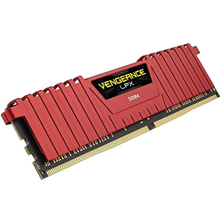 Corsair Vengeance LPX 8GB (1x8GB) DDR4 2400MHz C16 XMP 2.0 High Performance Desktop Arbeitsspeicher, Rot - Preisvergleich – Bild 1