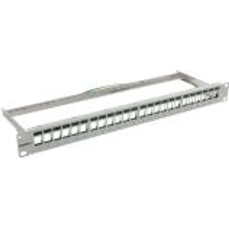 Keystone,Modulträger, 48,30cm (19)Patchpanel für 24xTP-Modul,1HE,Lich (S216321)