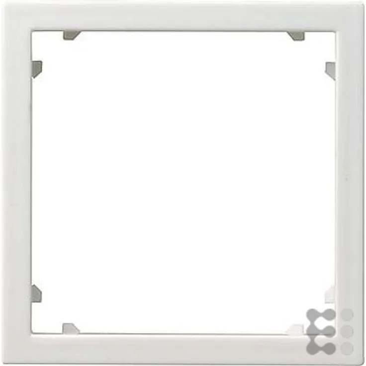 Gira Adapterrahmen 028303 45x45 Quad System 55 reinweiss, 45 x 45 mm