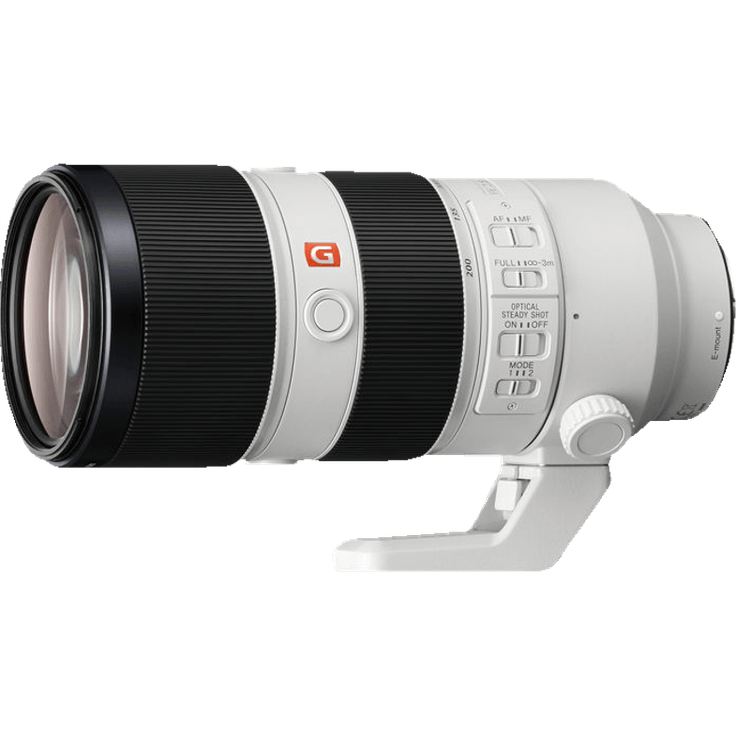Sony SEL-70200GM G Master Tele-Zoom Objektiv (70-200 mm, F2.8, OSS, Vollformat, geeignet für A7, A6000, A5100, A5000 und Nex Serien, E-Mount) weiß