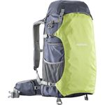 Mantona Elements Pro Kamera und Drohnenrucksack dunkelblau-grün-orange