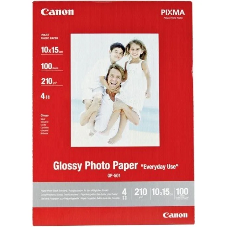 Canon BJ MEDIA GP-501 10X15 Papier 100 Blatt glänzend - Preisvergleich