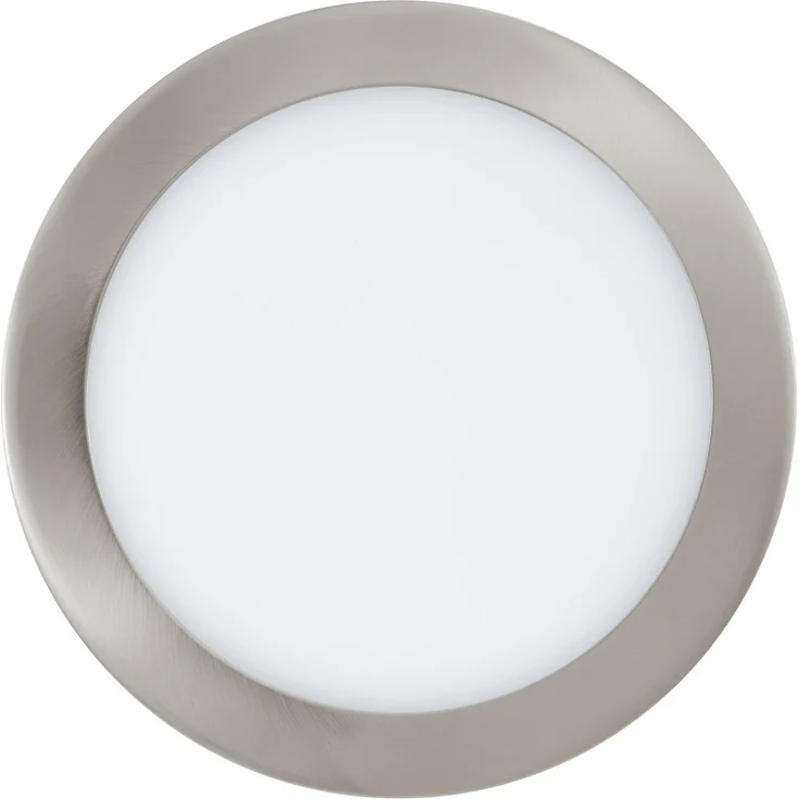 EGLO connect LED Einbauleuchte Fueva-C, Smart Home Einbaulampe, Material: Metallguss, Kunststoff, Farbe: Nickel matt, Ø: 22,5 cm, dimmbar, Weißtöne und Farben einstellbar – Bild 1