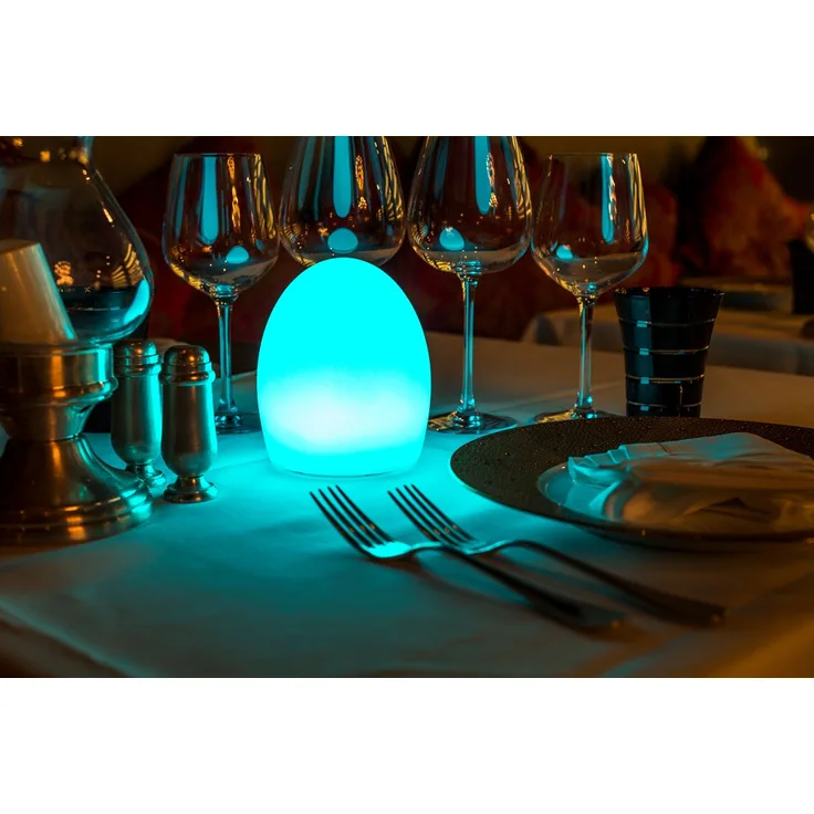 Akku-Tischleuchte POINT - Die AIDA-Leuchte - LED RGB Farbwechsel - Mit App
