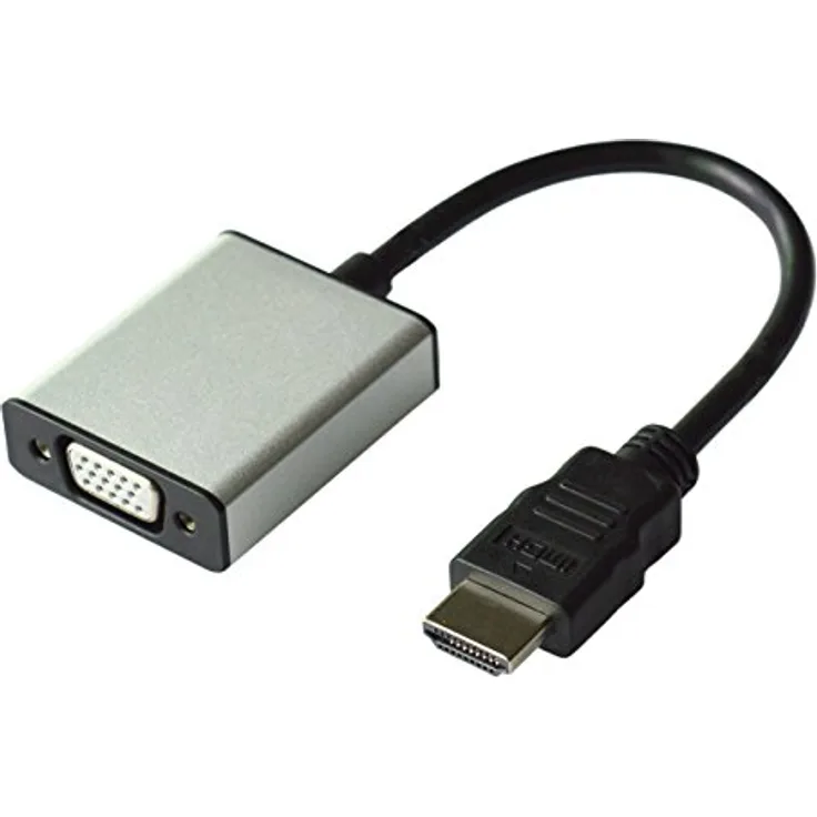 Value 12993119 Adapterkabel HDMI auf VGA und 3,5mm-Audio (Stereo) Silber