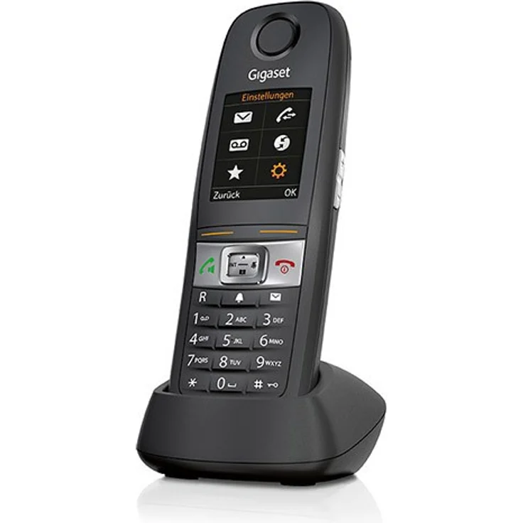 Gigaset E630HX Universal-Mobilteil - IP-Telefon (zum Anschluss an Ihre Basisstation oder Router, das robuste Telefon für Handwerker und Werkstätten) schwarz – Bild 5
