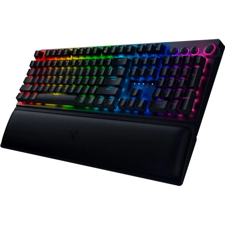 Razer BlackWidow V3 Pro - Tastatur - Hintergrundbeleuchtung - USB, Bluetooth, 2.4 GHz - Deutsch QWERTZ - Razer Green (RZ03-03530400-R3G1) – Bild 2