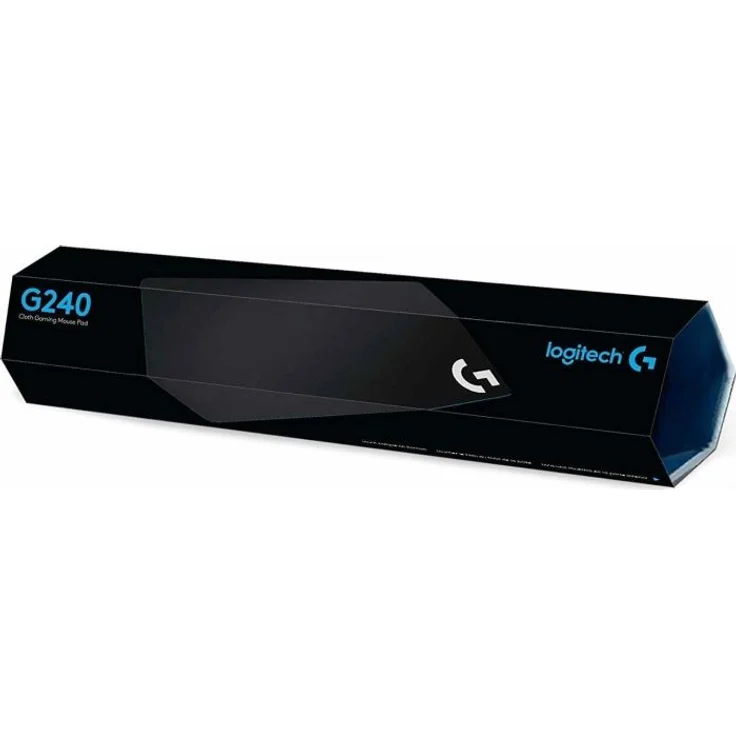Logitech G240 Gaming Mauspad aus Stoff, 340x280 mm, 1mm flaches Profil, Geringe Oberflächenreibung, Gleichmäßige Oberflächenstruktur, Gummiunterlage, Zusammenrollbar – Bild 3