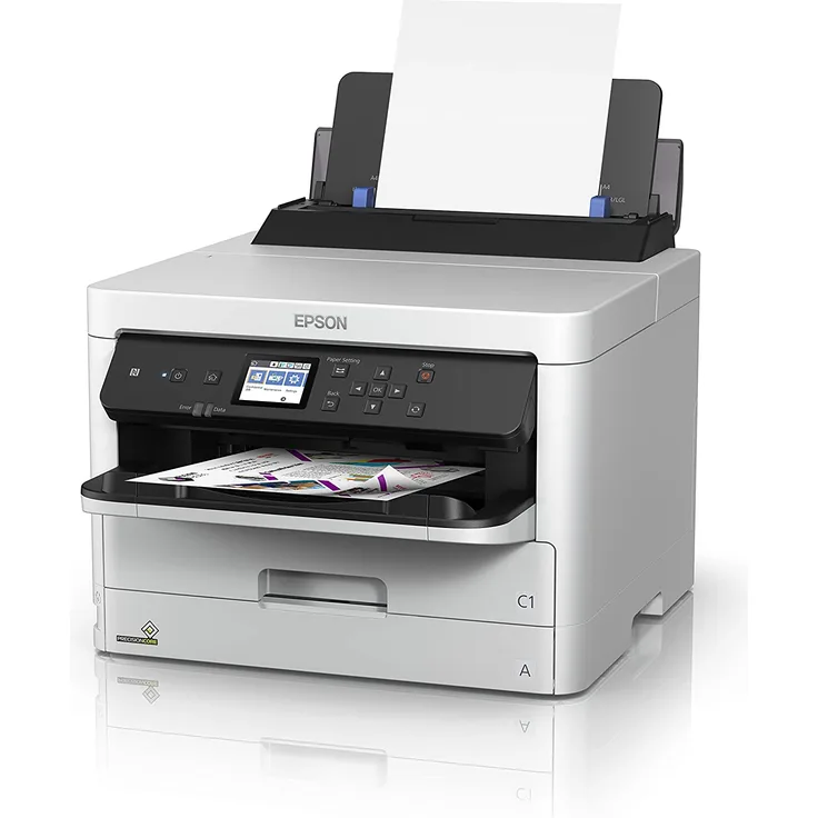Epson WorkForce Pro WF-C5210DW - Tintenstrahldrucker, Druckgeschwindigkeit (S/min): 34 S/W, 34 Farbe, Auflösung: 4800 x 1200 (USB, LAN, WLAN, AirPrint, Mobile Print, NFC, Cloud Print) C11CG06401