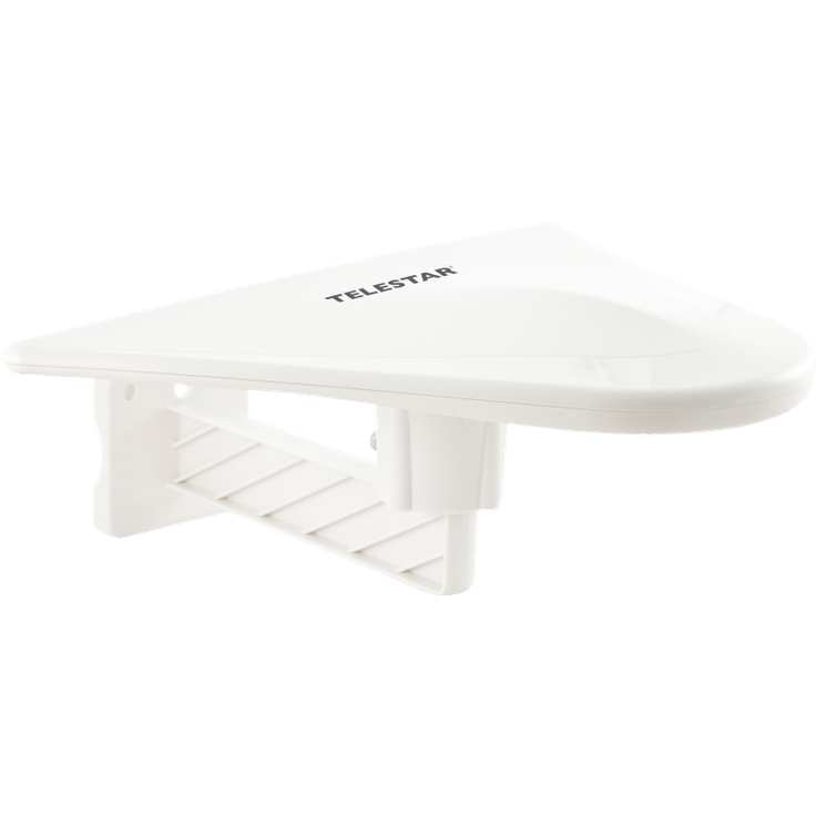 Telestar 5102220 ANTENNA 10 aktive Aussenantenne (DVB-T-DVB-T2, FullHD, Verstärkung: 51 dB, LTE Filter) weiss