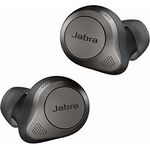 Jabra Elite 85t In-Ear Kopfhörer, Bluetooth, Mikrofon, Noise Cancelling, spritzwassergeschützt, Titan schwarz