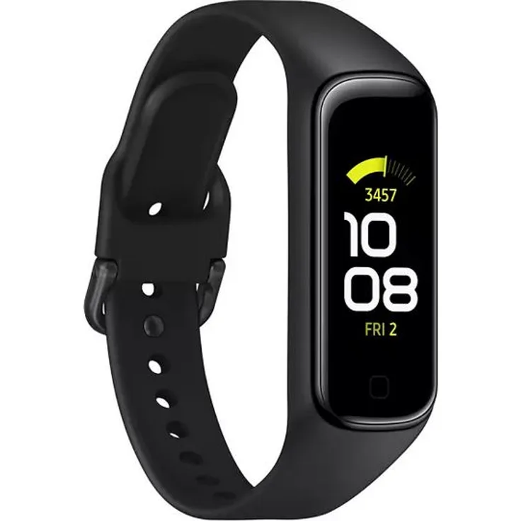 Samsung Galaxy Fit 2 Fitness-Tracker Unisex, Einheitsgröße, Silikonarmband, Schwarz