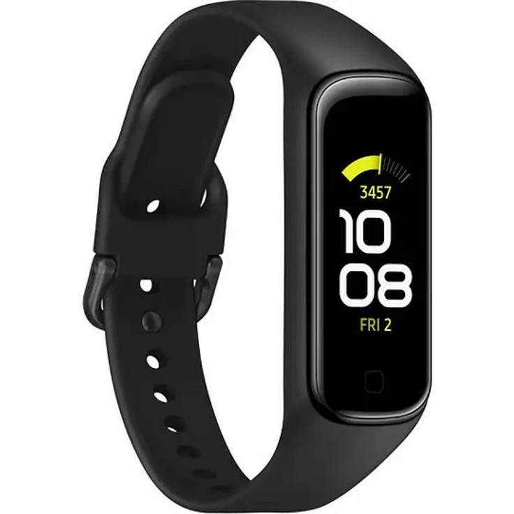 Samsung Galaxy Fit 2 Fitness-Tracker Unisex, Einheitsgröße, Silikonarmband, Schwarz – Bild 1