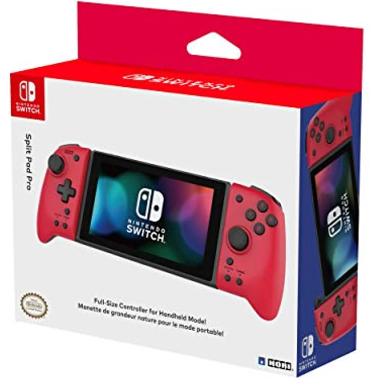 Hori Split Pad Pro, rot (NSW-300U) (Switch) – Bild 1