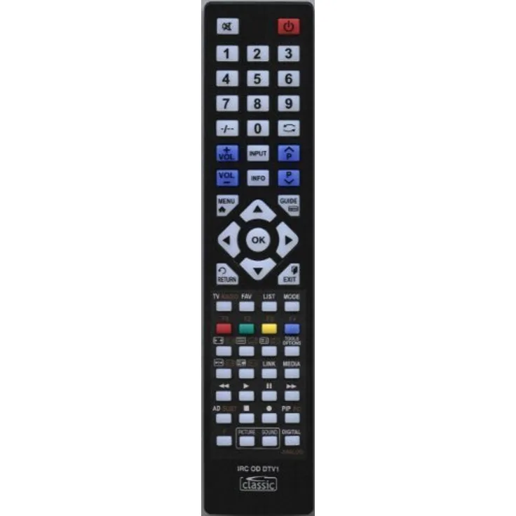 Classic Ersatz Fernbedienung passend NUR für PANASONIC N2QAYB000715/829/830