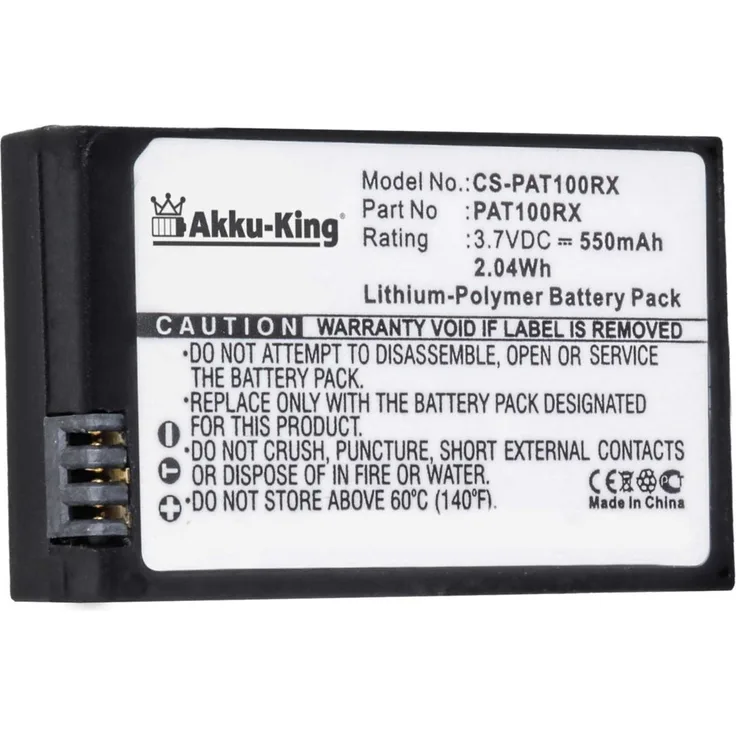 Akku kompatibel mit Parrot Minidrones Mambo / Rolling / Spider / Swing / Jumping Sumo / Airborne PF070071 - Li-Polymer 550mAh