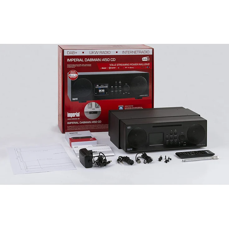 Imperial Dabman i450 CD CD-Radio mit Bluetooth, WLAN, TFT-Display, schwarz 22-247-00  – Bild 8