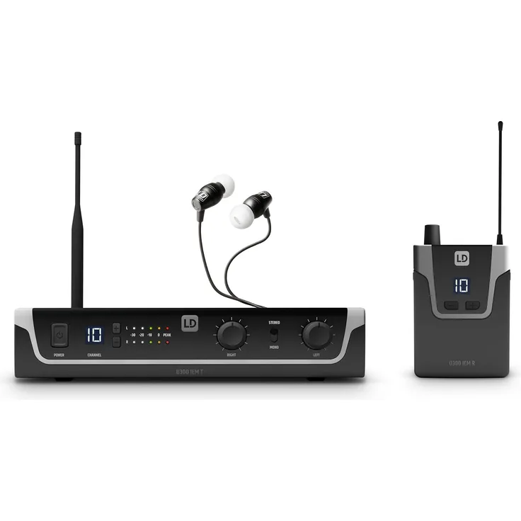 LD Systems U308 IEM HP in-ear monitoring set (bandgap + ISM)