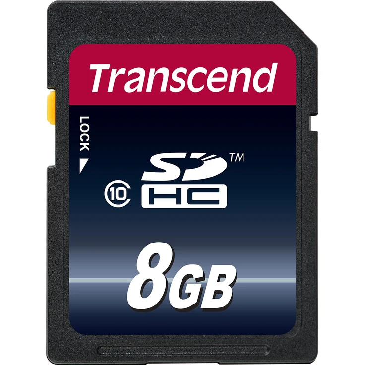 Transcend 8GB SDHC Speicherkarte Ultimate Class 10 (20MB-s) – Bild 1