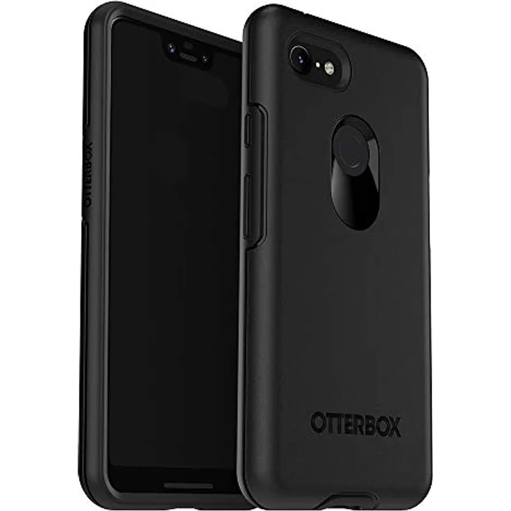 OtterBox Symmetry Series Schutzhülle für Google Pixel 3 XL, Einzelhandelsverpackung, Schwarz