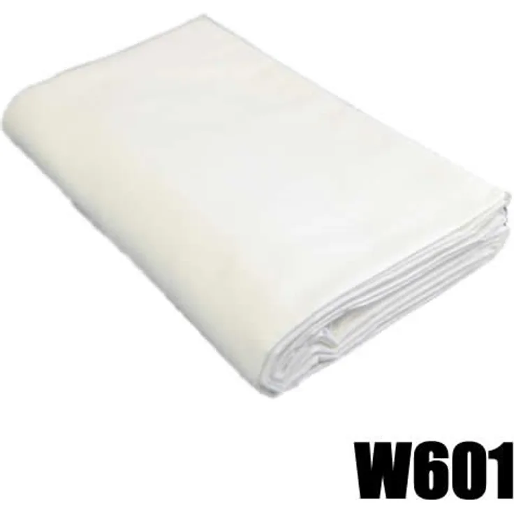 DYNASUN Fotostudio Stoff Hintergrund Pro W601 3x6 mt Weiss Stoffhintergrund Dicke Baumwolle 140g-sqm
