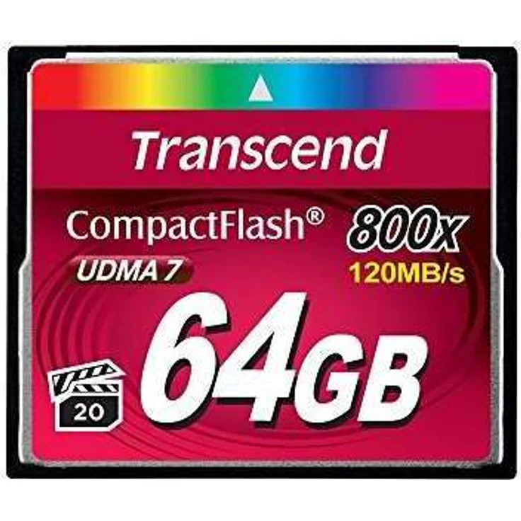 Transcend 64GB 800x CF (TS64GCF800) – Bild 1